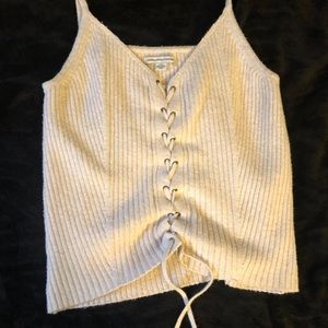 AE Knit corset tank top